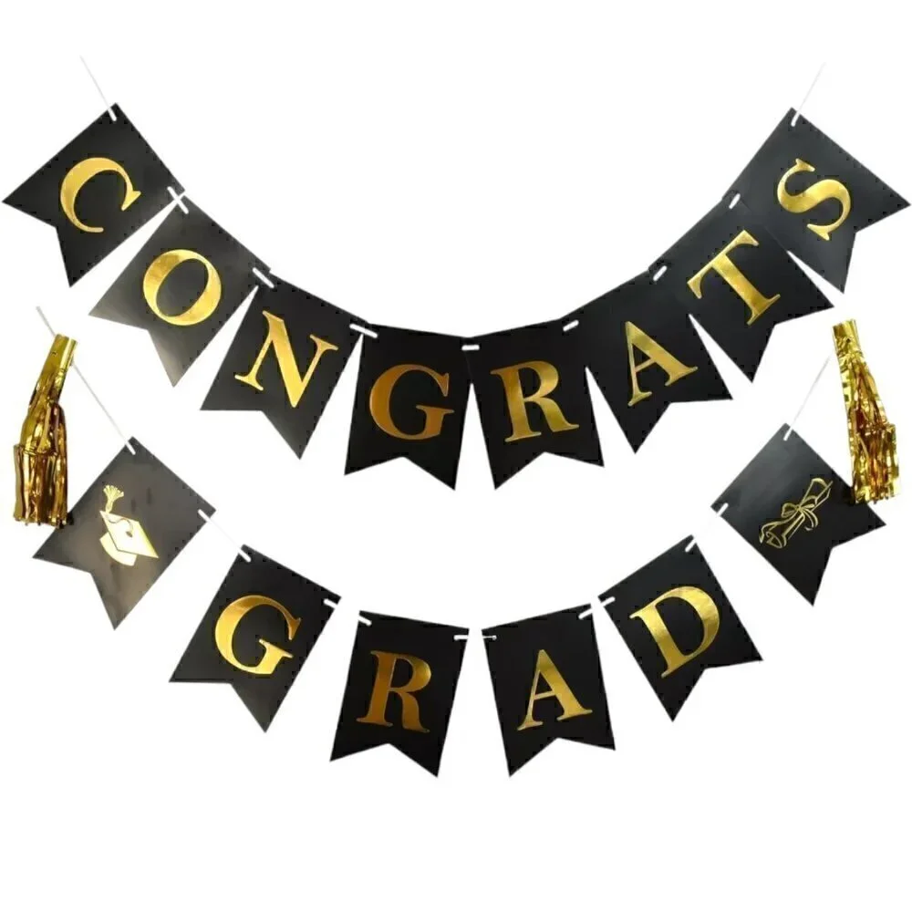 Congrats Grad‎ Banner10 Feet Cardboard